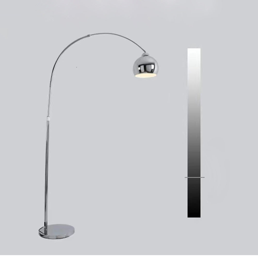 Salgado Angelrute Dimmbare Stehlampe, Chrom - Lumpaz