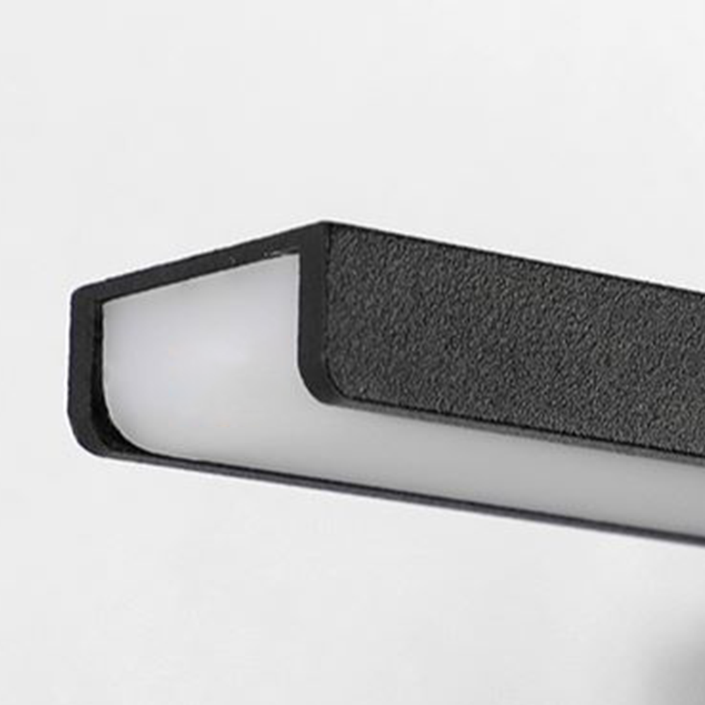 Edge Lineare Spiegelfront Waschtisch-Wandleuchte, L 39/49/59/69CM - Lumpaz