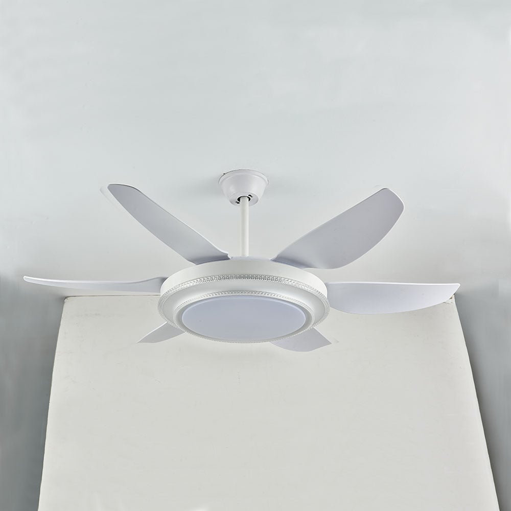 Haydn 6-Blatt-Deckenventilator mit Beleuchtung Grundlegend, 3 Farben, ∅130CM - Lumpaz