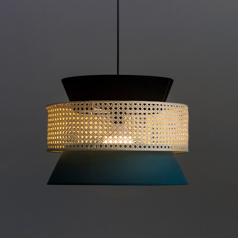 Ritta Pendelleuchte, Dunkelgrün, ∅40/50/60cm - Lumpaz