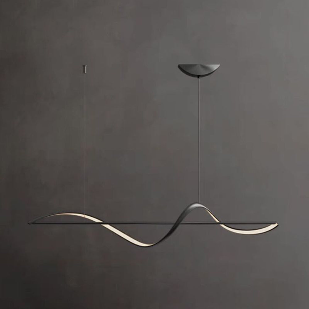 Wellenförmige Pendelleuchte, 120/140CM - Lumpaz