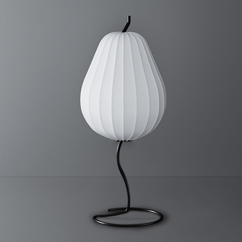 Renée Birnenförmig Stehleuchte, Künstlich Stoff & Metall, 90CM Lang - Lumpaz