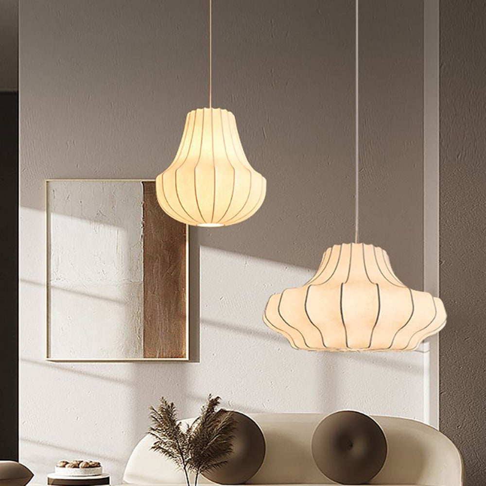 Renée Künstliche Gewebe Pendelleuchte, ∅40/55/57CM - Lumpaz