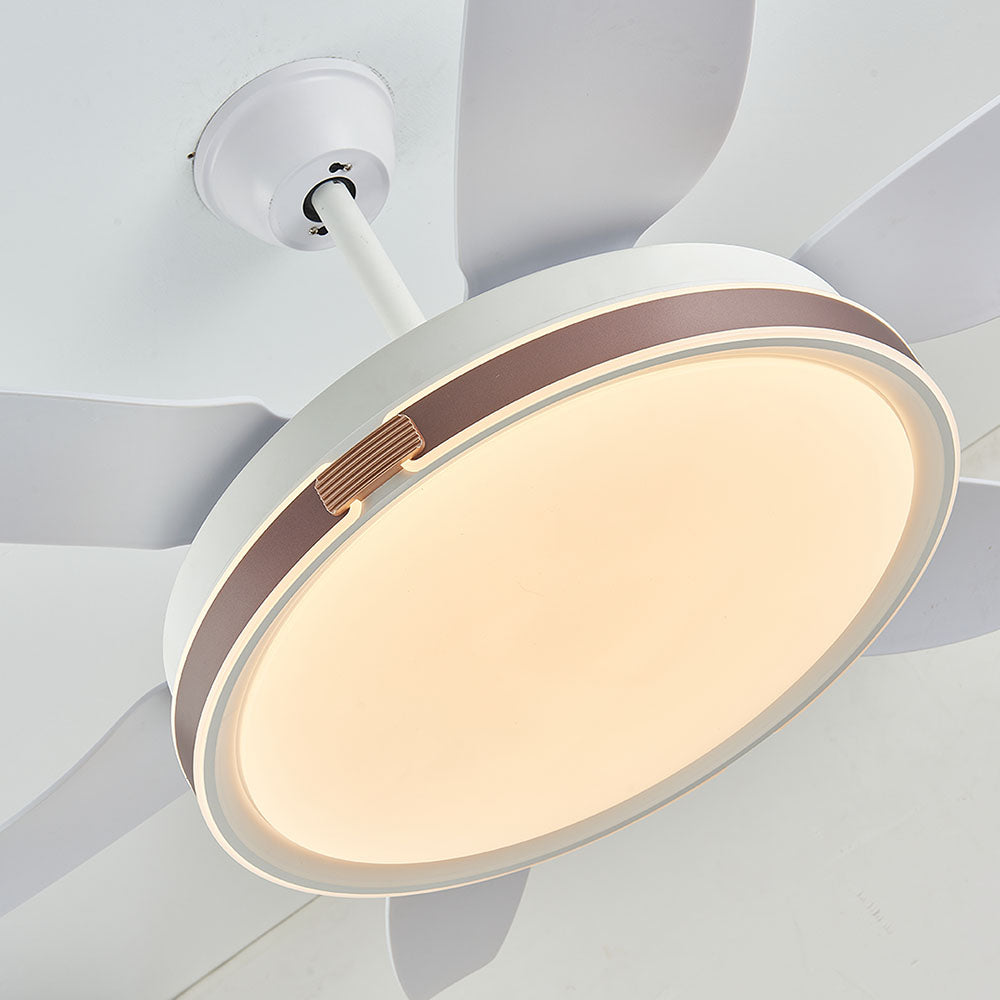 Haydn 6-Blatt-Deckenventilator mit Beleuchtung, 4 Farben, ∅130CM - Lumpaz
