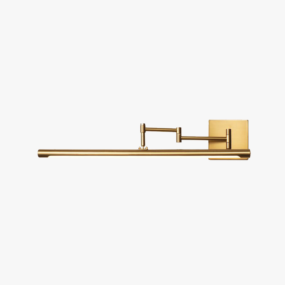 Edge Verstellbare Spiegelfront Waschtisch-Wandleuchte, Metall, 40/60/80CM Lang - Lumpaz