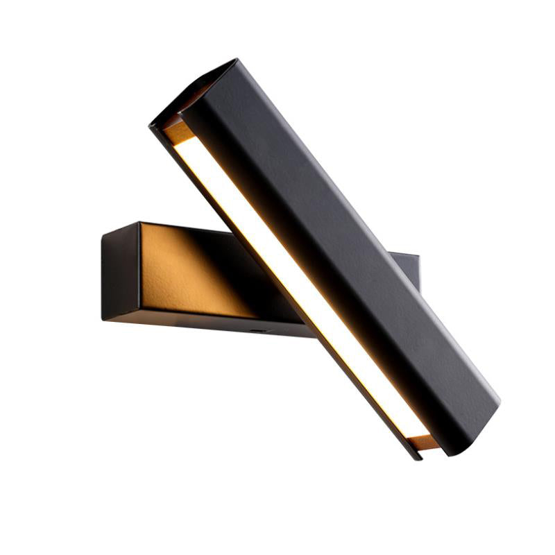 Minimalistische LED Wandleuchte aus Aluminium Drehbar für Schlafzimmer - Lumpaz