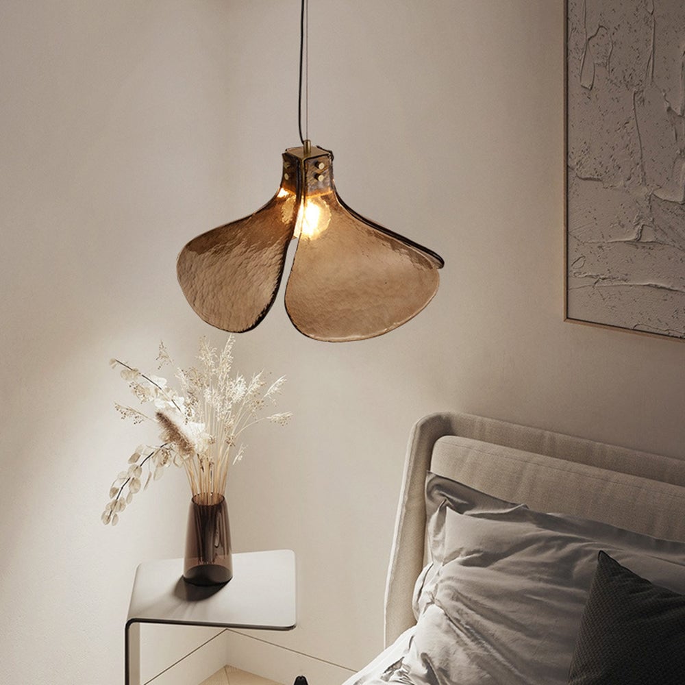 Carins Glas Pendelleuchte, 3 Farbtemperatur umschaltbar, ∅25/40CM - Lumpaz