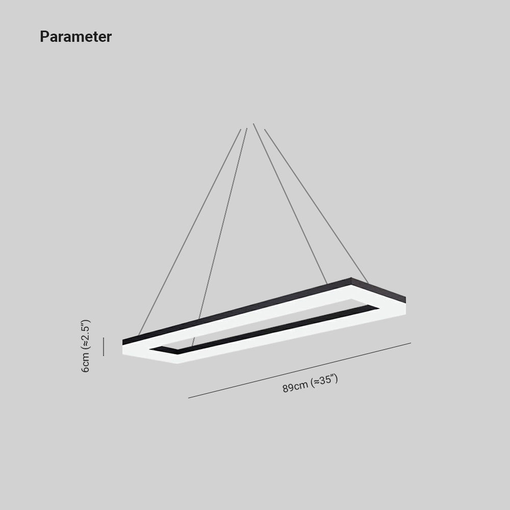 Bouvet Pendelleuchte, L 90CM - Lumpaz