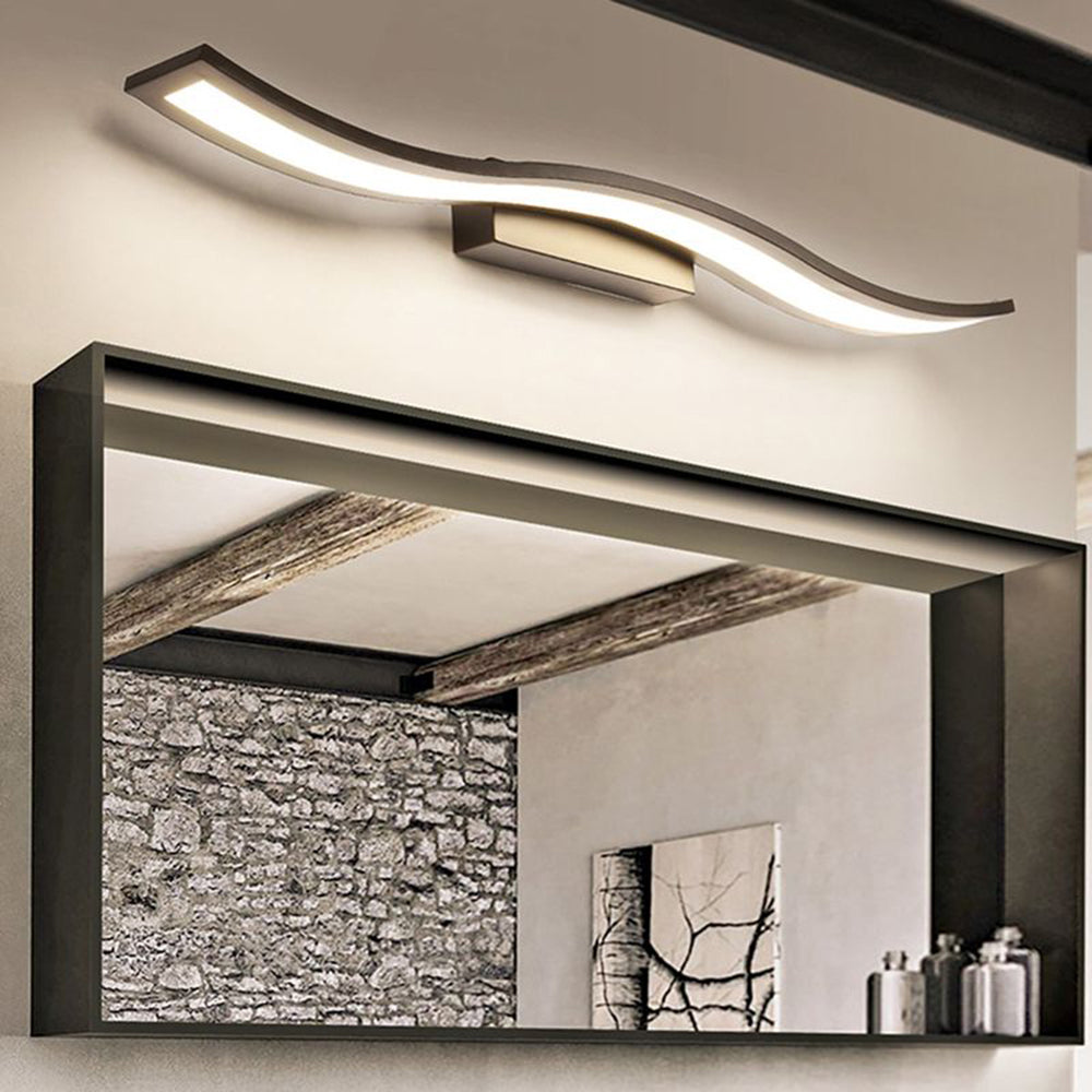 Leigh Spiegelfront Waschtisch-Wandleuchte, L 40/60/80CM - Lumpaz