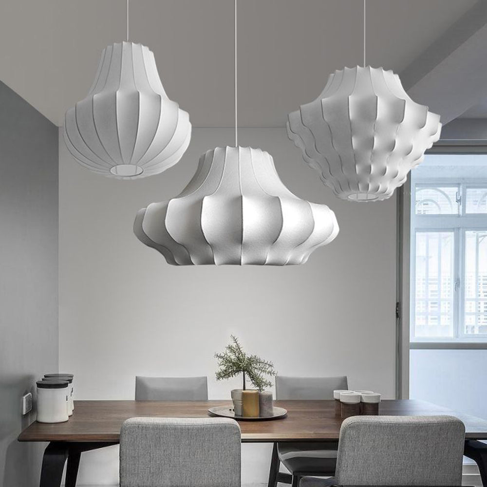Renée Künstliche Gewebe Pendelleuchte, ∅40/55/57CM - Lumpaz