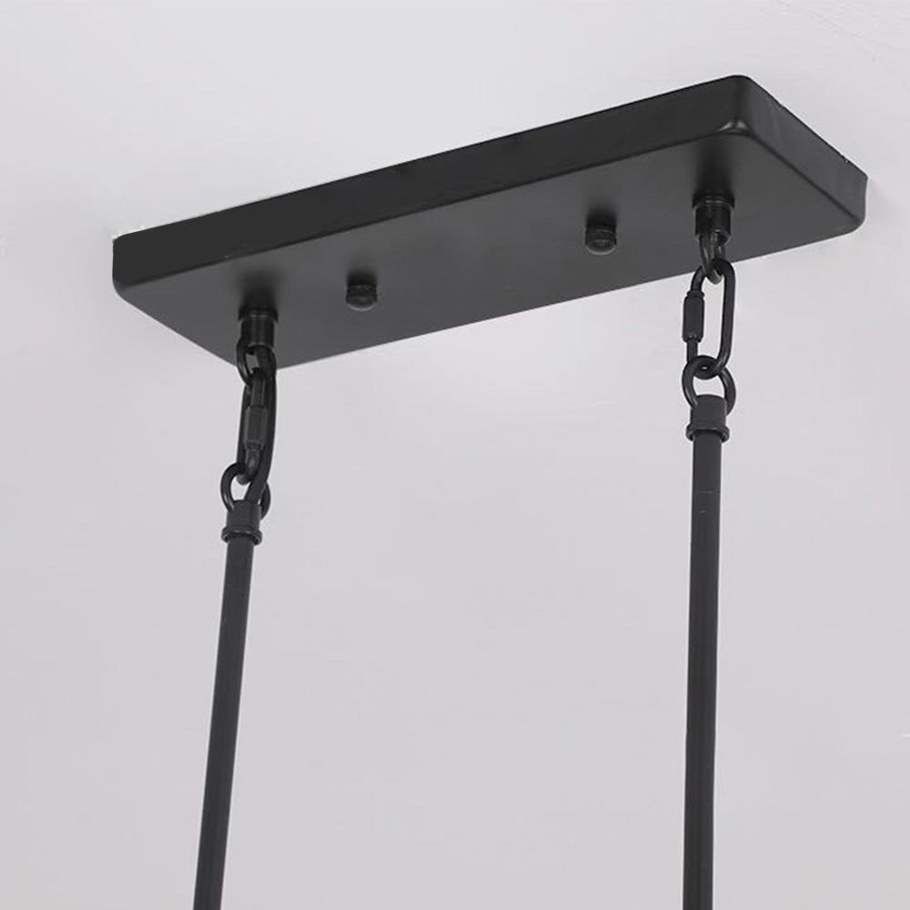 Alessio Pendelleuchte, Metall & Holz, 5-flammig, 2 Stile - Lumpaz