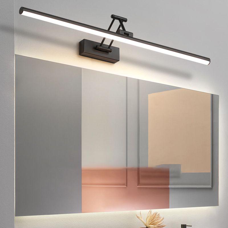 Edge Spiegelfront Waschtisch-Wandleuchte, Metall, 40/50/60/80/100CM Lang - Lumpaz