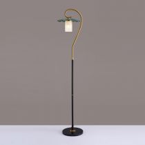 Carins Lotusblatt Stehlampe, Metall & Acryl, 3 Farben, 160CM Lang/165CM Lang - Lumpaz