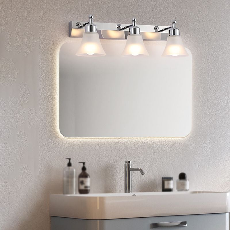 Leigh Nordic Mirror Front Vanity Wandleuchte, 2/3/4-flammig, 30/46/58CM Lang - Lumpaz