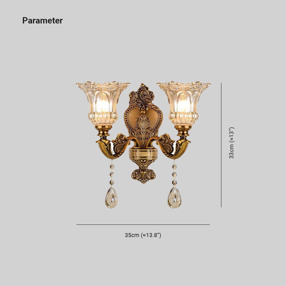 Félicie Französische Vintage Wandlampe, 1/2-flammig - Lumpaz