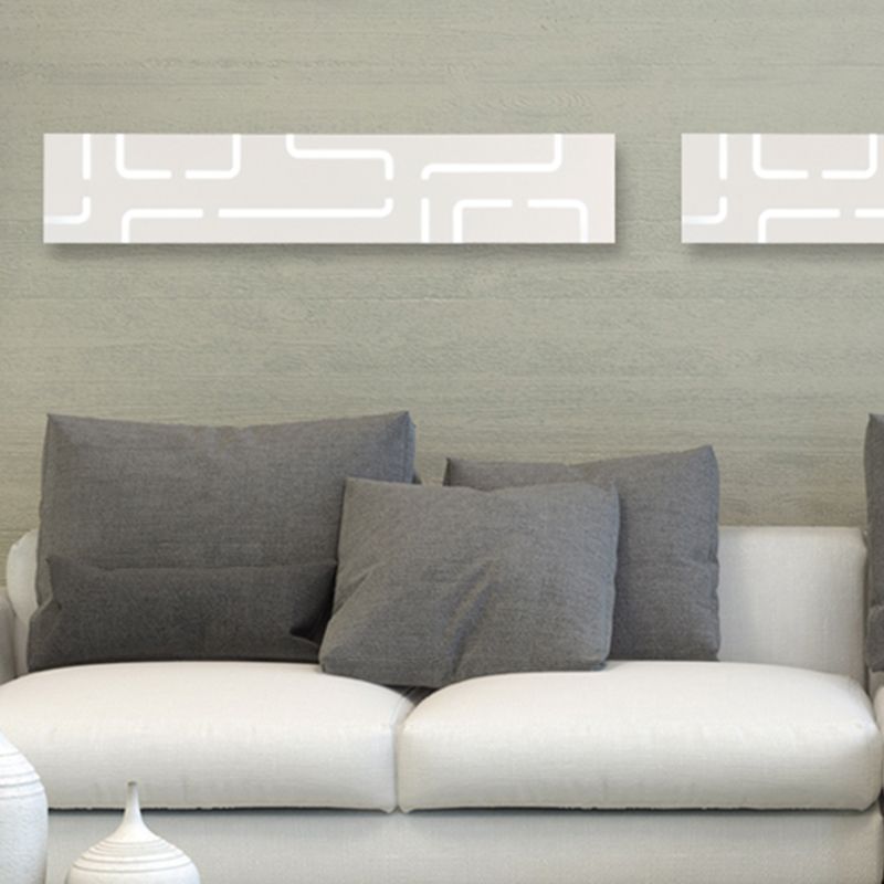 Leigh Rechteck Spiegelfront Waschtisch-Wandleuchte - Lumpaz