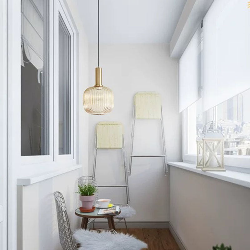 Hailie Pendelleuchte aus Glas für Wohnzimmer, Esszimmer - Lumpaz