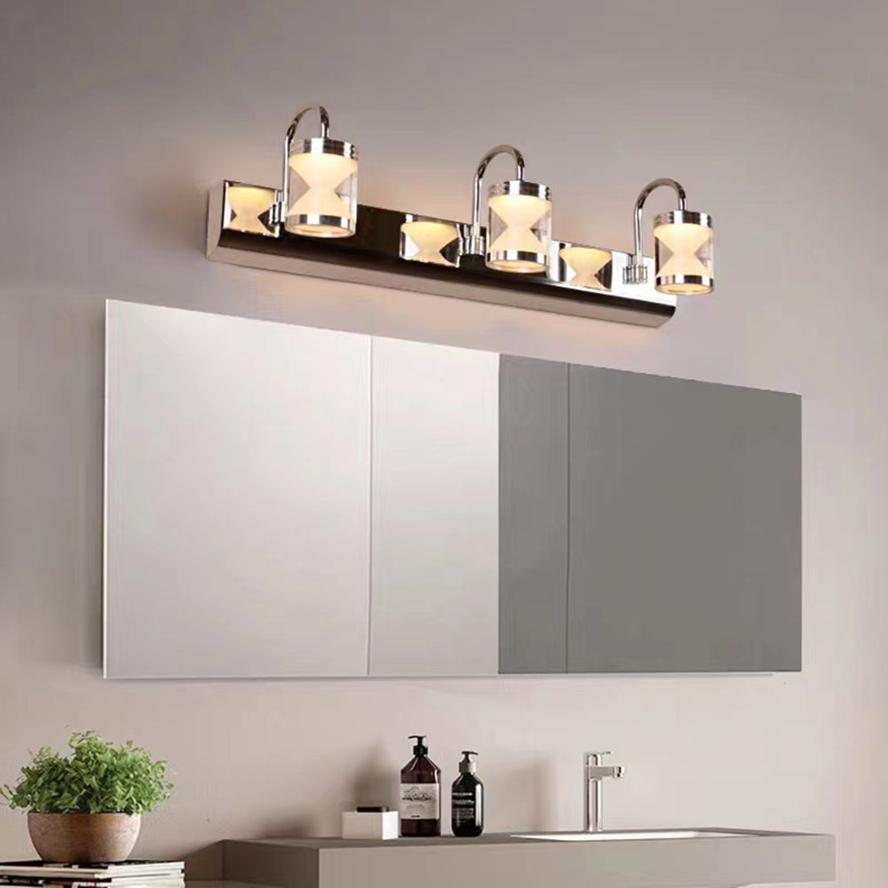 Leigh Spiegelfront Waschtisch-Wandleuchte, L 32/46/62CM - Lumpaz