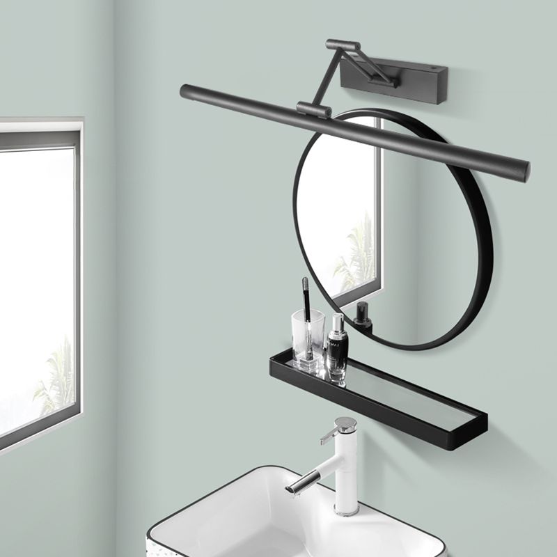 Edge Spiegelfront Waschtisch-Wandleuchte, Metall, 40/50/60/80/100CM Lang - Lumpaz