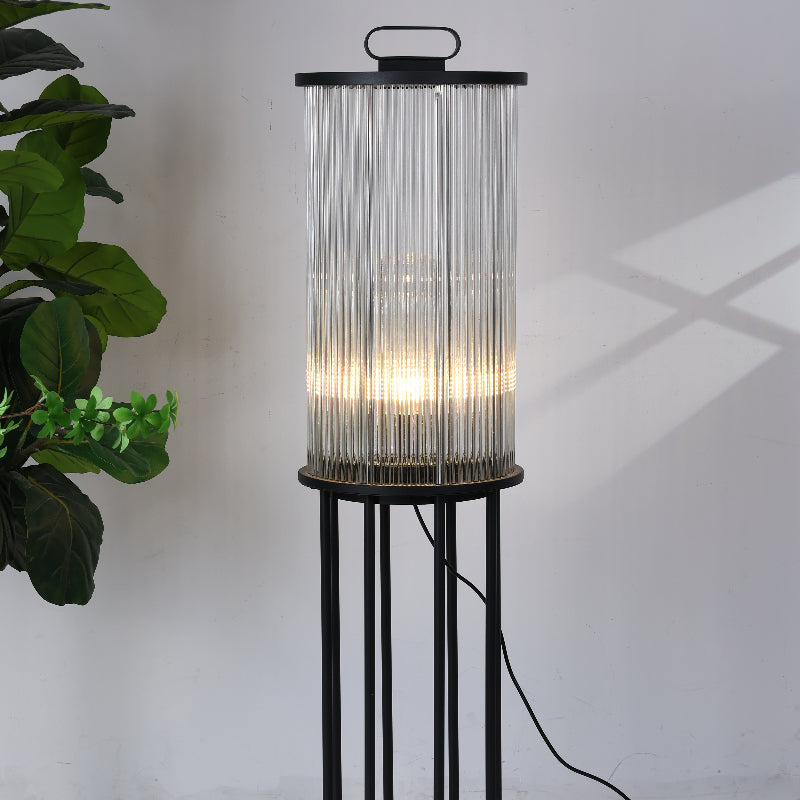 Orr Outdoor Solar Stehlampe, Metall&Glas, 33/60cm - Lumpaz
