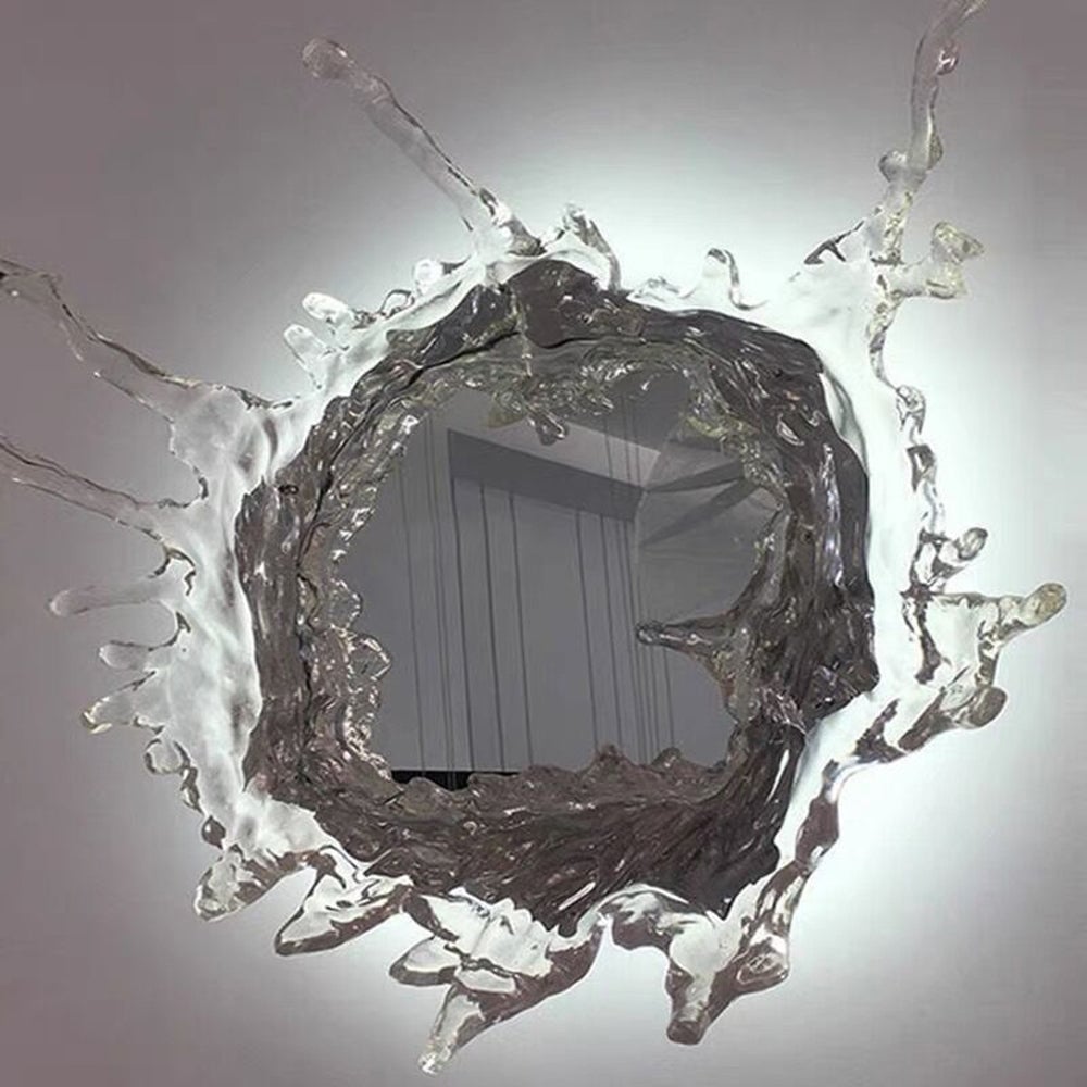 Kristy Wandlampe Wasserrippel Spiegel Licht Farbtemperatur umschaltbar, 2 Farbe, 45/66/88CM - Lumpaz
