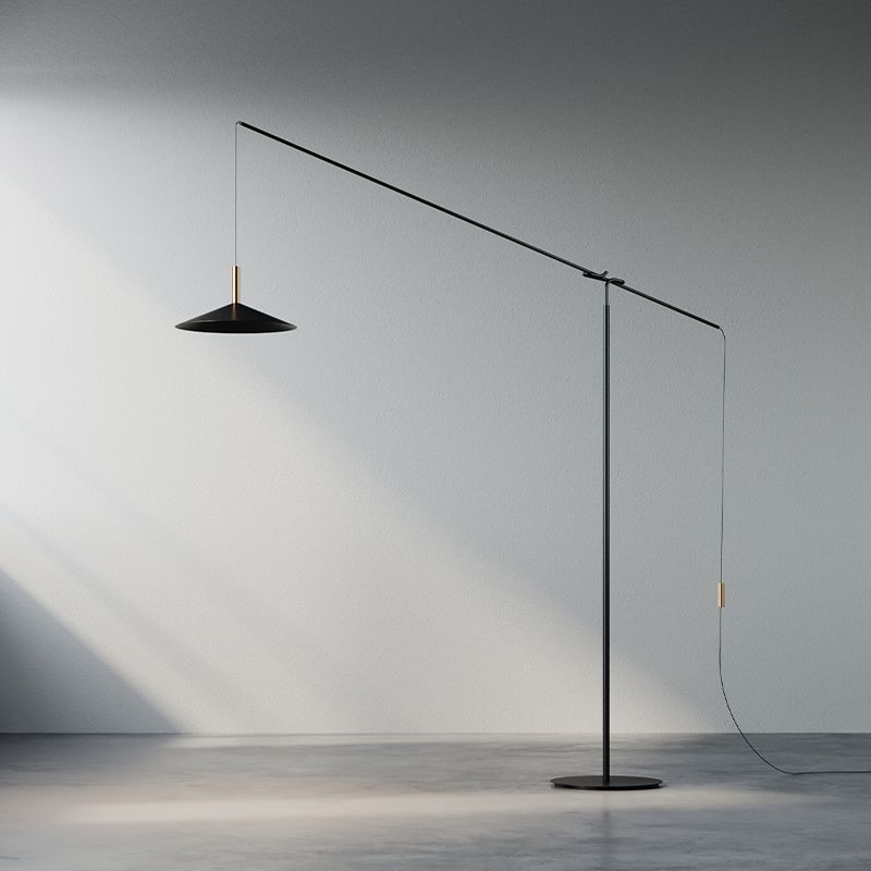 Carins Verstellbar Bogen Stehleuchte, Metall, 196CM Lang - Lumpaz