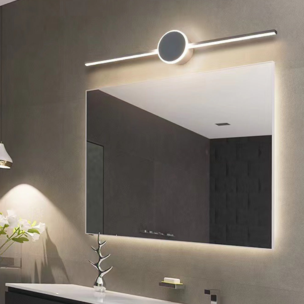 Edge Spiegelfront Waschtisch-Wandleuchte, Rechteckig & Rund, L 40/60/80CM - Lumpaz