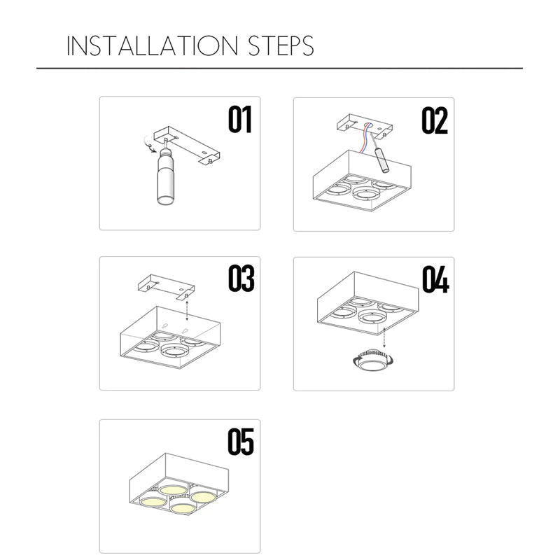 Ozawa Einfache LED Deckenleuchte aus Holz für Wohnzimmer, Schlafzimmer - Lumpaz