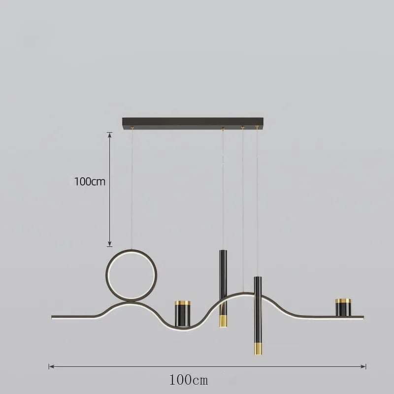 Moderne Stern-Design LED Pendelleuchte für Esszimmer, Restaurant - Lumpaz