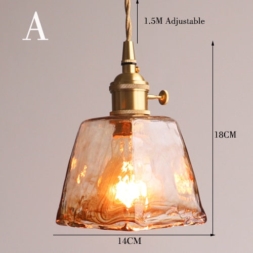 Levy Messing Glas Pendelleuchten - Lumpaz