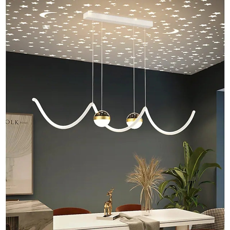 Madina Moderne LED Pendelleuchte Stern-Design für Esszimmer - Lumpaz