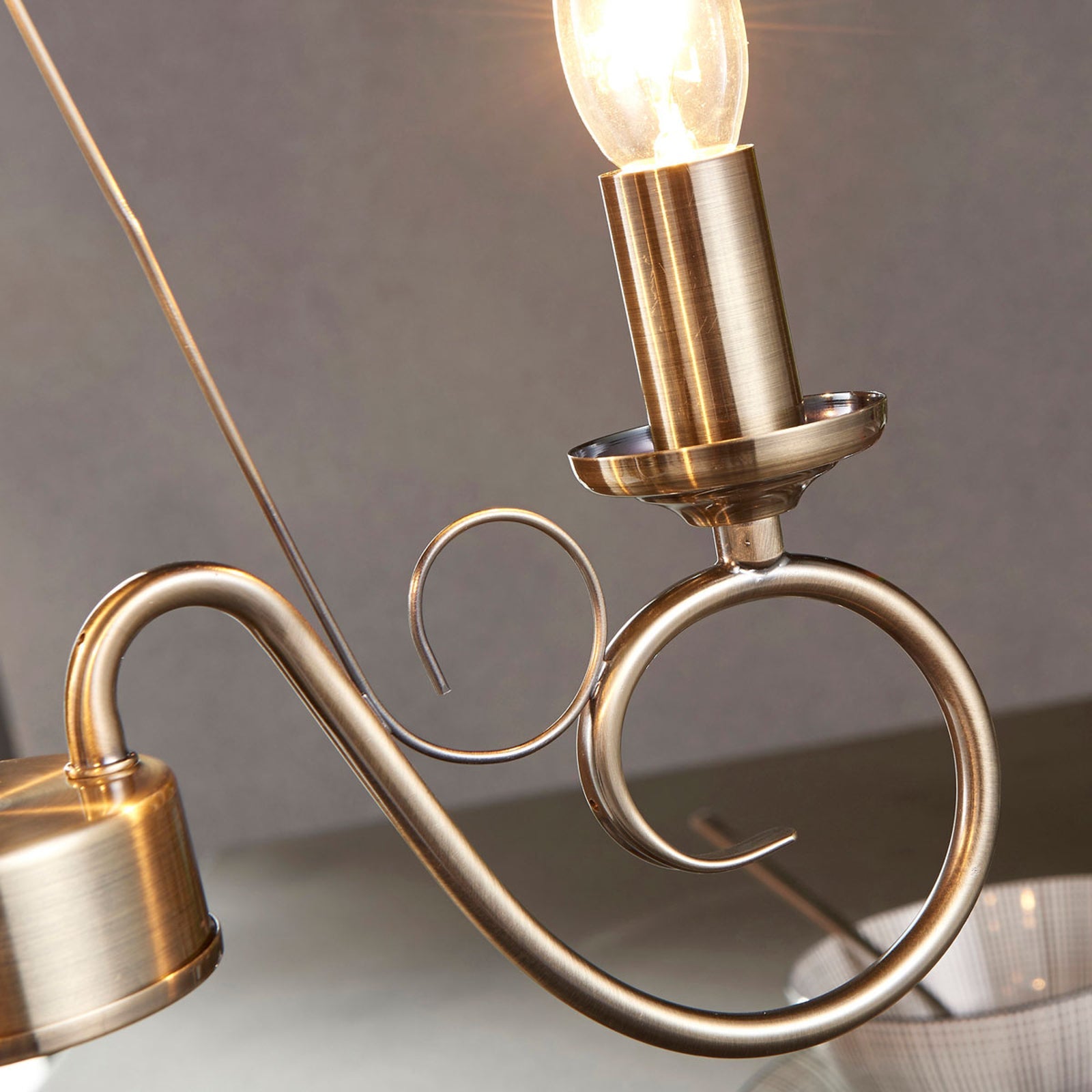 Silva Antiker Kronleuchter, 3/5/8-flammig - Lumpaz