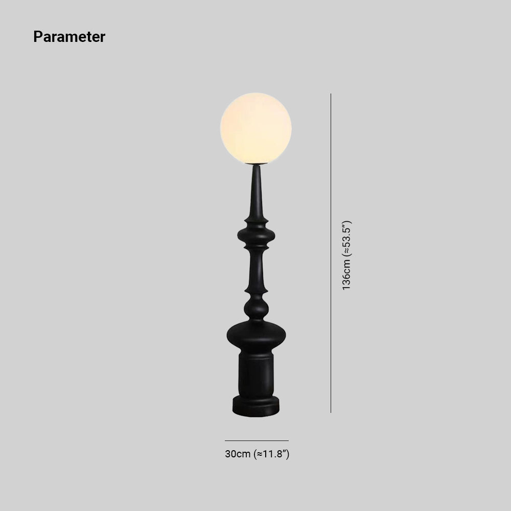 Salgado Rome Stehleuchte, Harz & Glas - Lumpaz