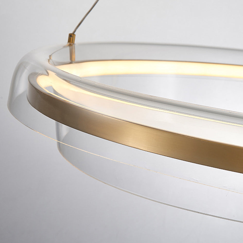 Arisha Pendelleuchte Farbe Temperatur Schaltbar 1/2 Ring, ∅50/75cm - Lumpaz