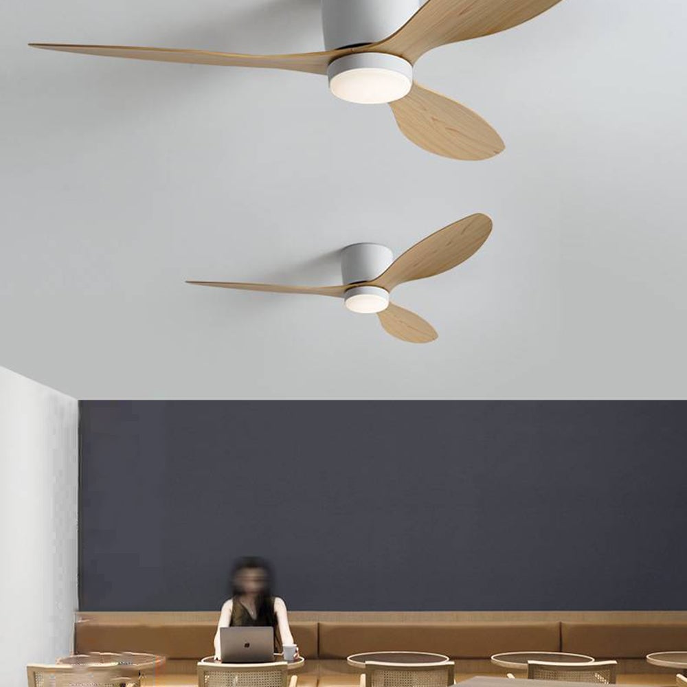 Walters 3-Blatt Deckenventilator mit Beleuchtung, 2 Farbe, ∅115CM - Lumpaz