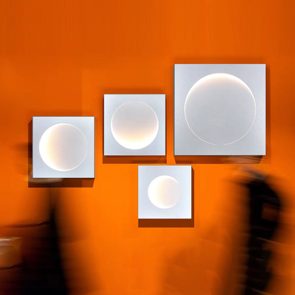 Elif Mond Wandlampe Fernbedienung Dimmbar, 30/40/50cm - Lumpaz