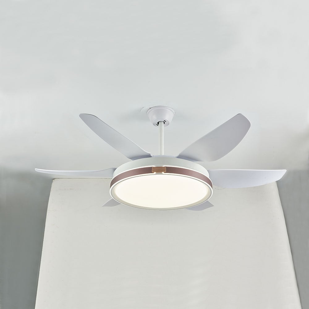 Haydn 6-Blatt-Deckenventilator mit Beleuchtung, 4 Farben, ∅130CM - Lumpaz