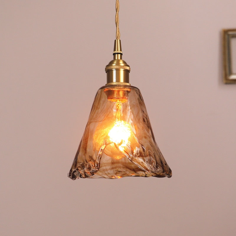 Levy Messing Glas Pendelleuchten - Lumpaz