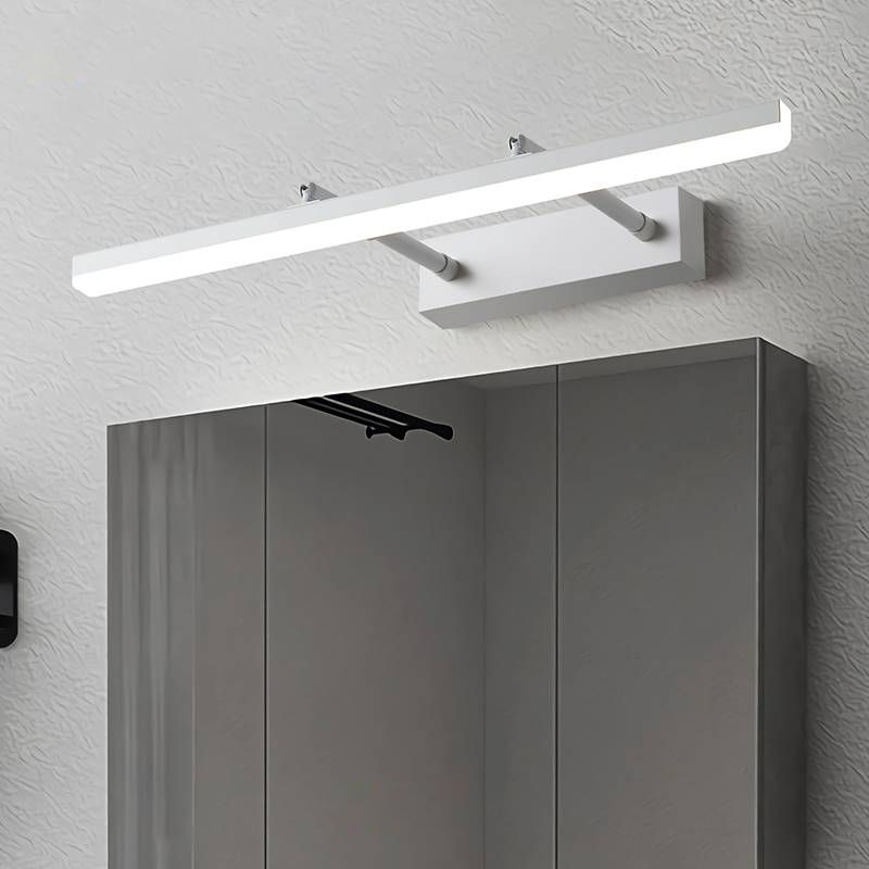 Edge Spiegelfront Waschtisch-Wandleuchte, 3 Farben, Metall, 41/50/60/70CM Lang - Lumpaz