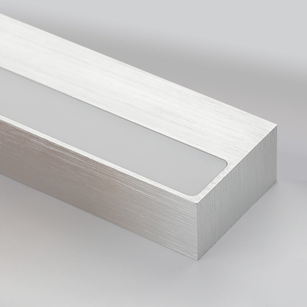 Edge Rechteckige Spiegelfront Wandleuchte, Metall, L40/50/60/70CM - Lumpaz