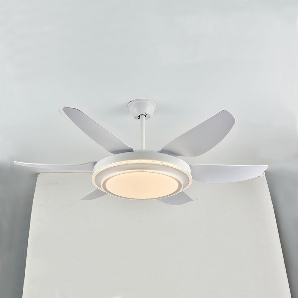 Haydn 6-Blatt-Deckenventilator mit Beleuchtung Grundlegend, 3 Farben, ∅130CM - Lumpaz