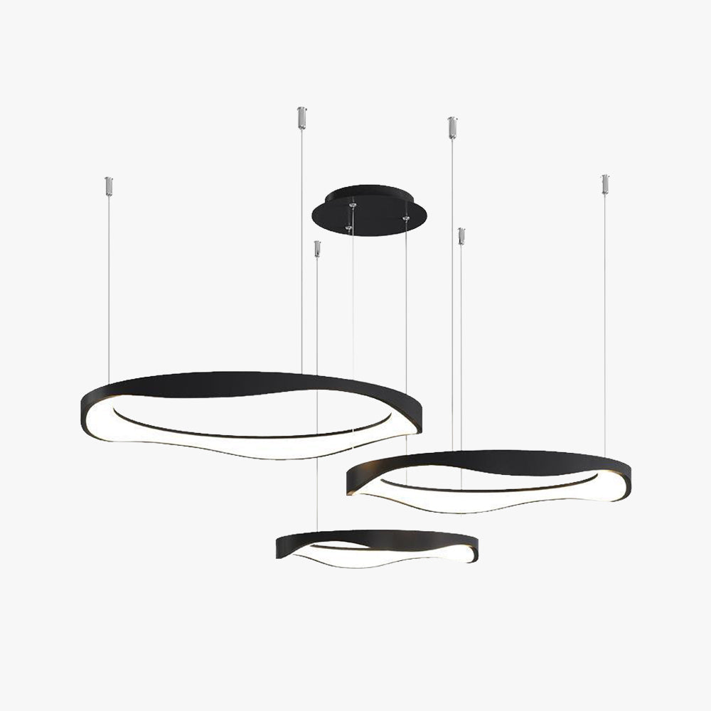 Arisha Pendelleuchte Farbtemperatur umschaltbar, 1/2/3 Ring - Lumpaz