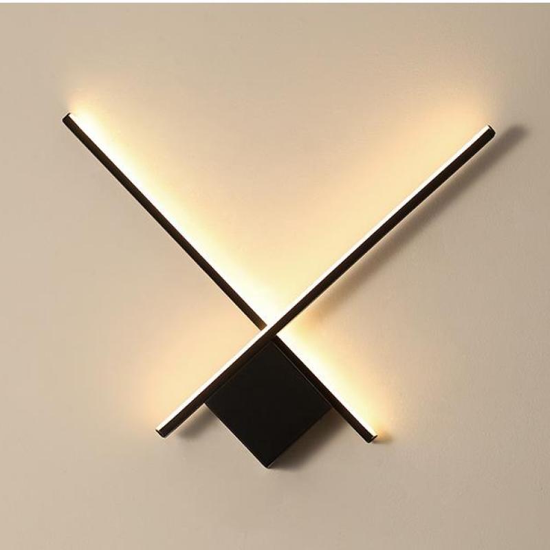 Kreative moderne Eisen-LED-Wandleuchte Wandleuchte für Schlafzimmer, Wohnzimmer - Lumpaz