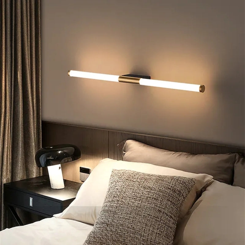 Einfache moderne LED-Streifen-Wandleuchte für Schlafzimmer - Lumpaz