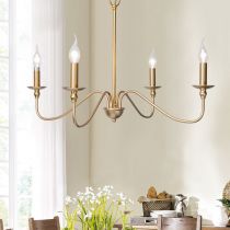 Alessio Retro Kronleuchter, 4/6/8-flammig - Lumpaz