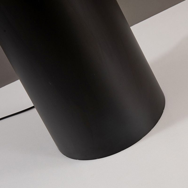 Salgado Untertassenform,Schwarze Stehleuchte , 170CM Lang - Lumpaz