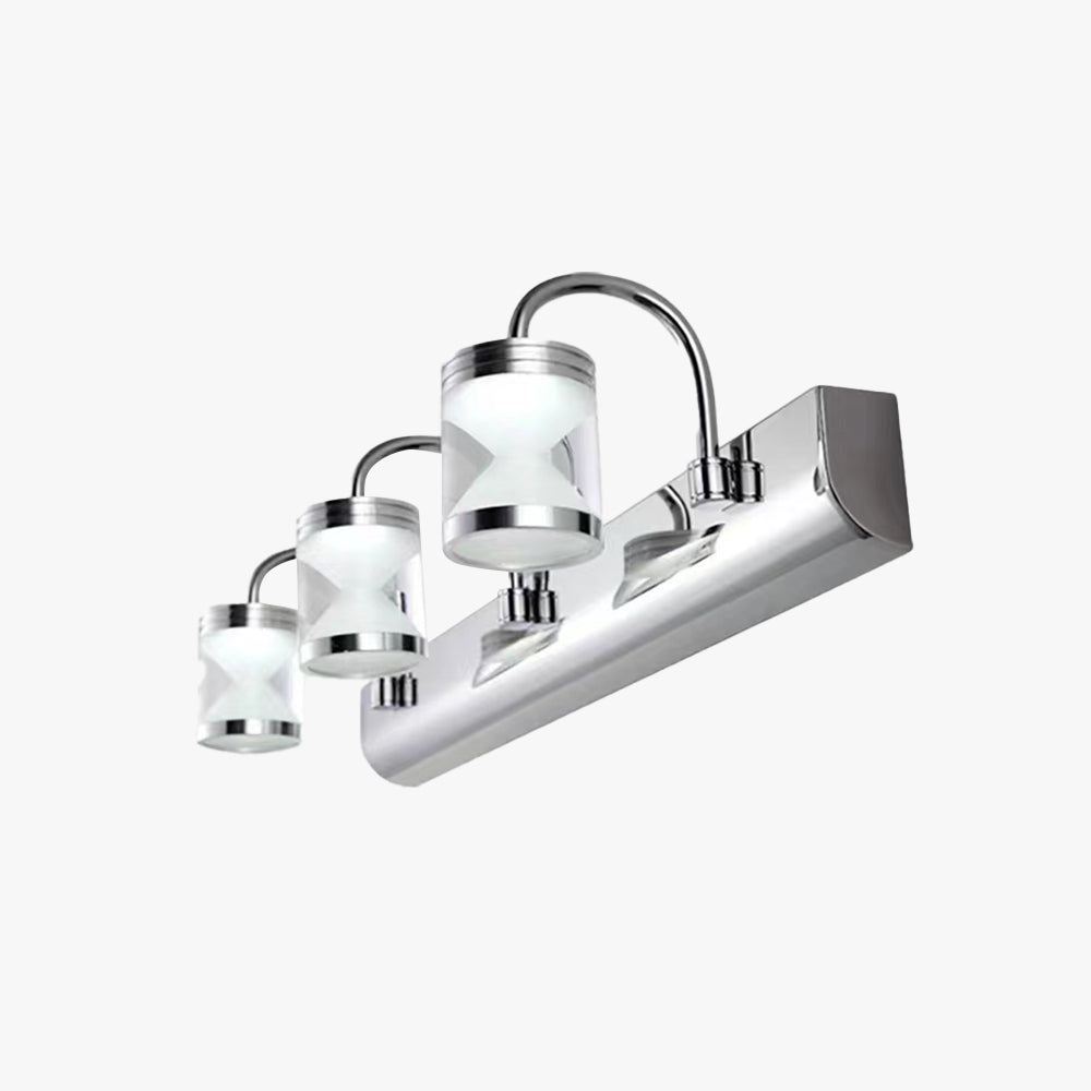 Leigh Spiegelfront Waschtisch-Wandleuchte, L 32/46/62CM - Lumpaz