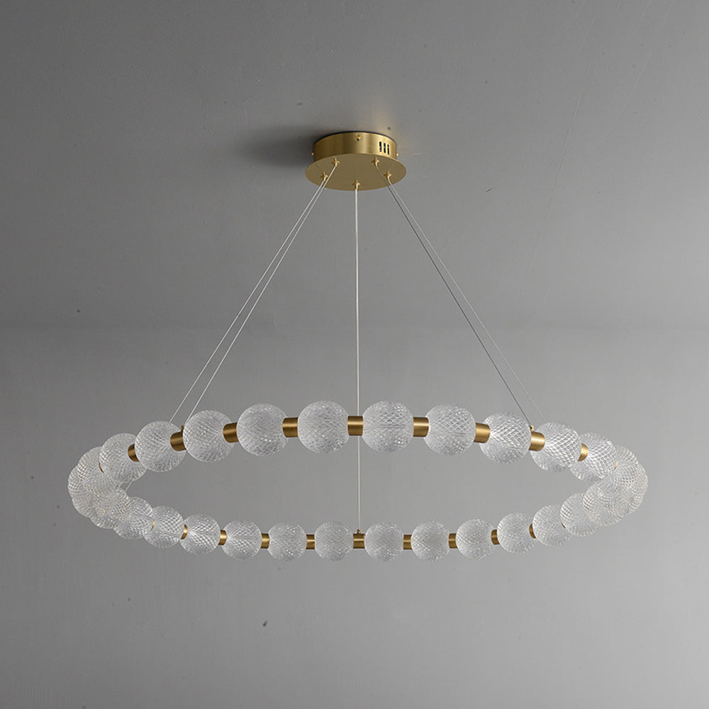 Hailie Pendelleuchte Ring, 62/82/102cm - Lumpaz