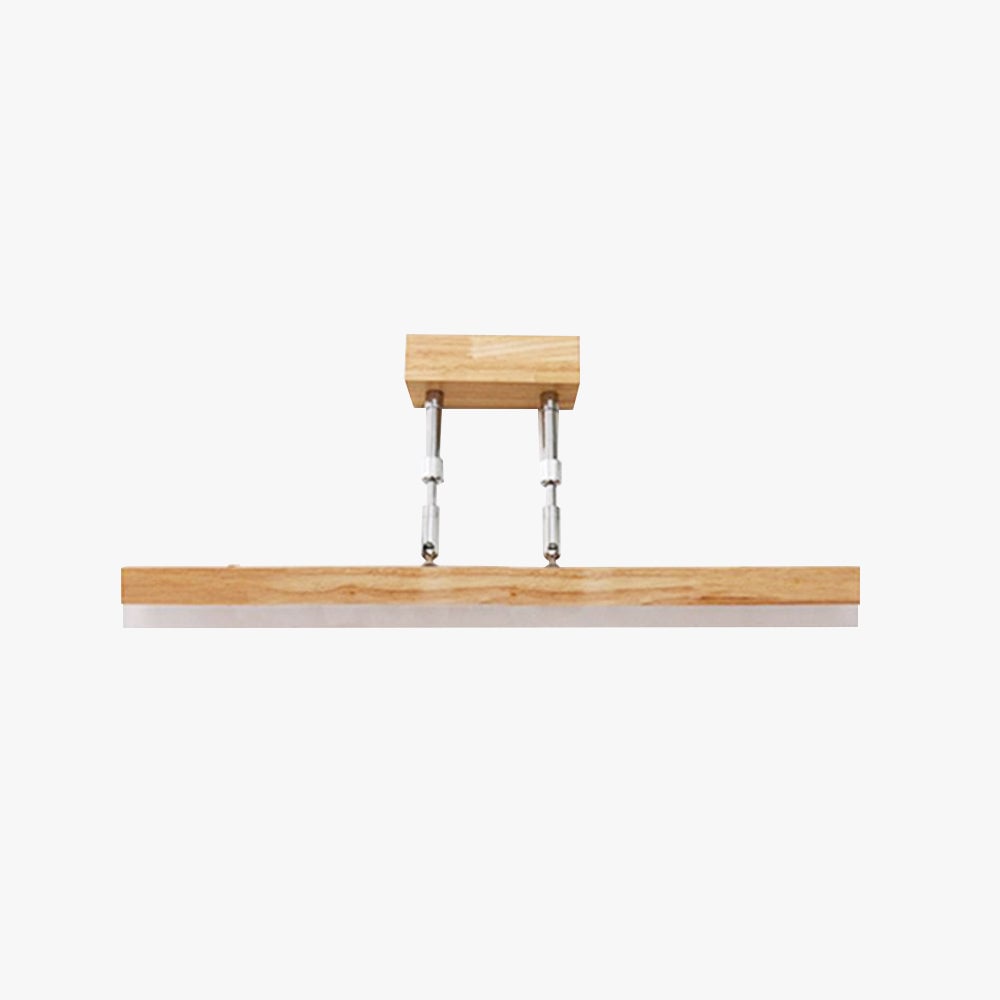 Ozawa Spiegelfront Eitelkeit Wandleuchte, Metall & Holz, L40/60/80/100CM - Lumpaz