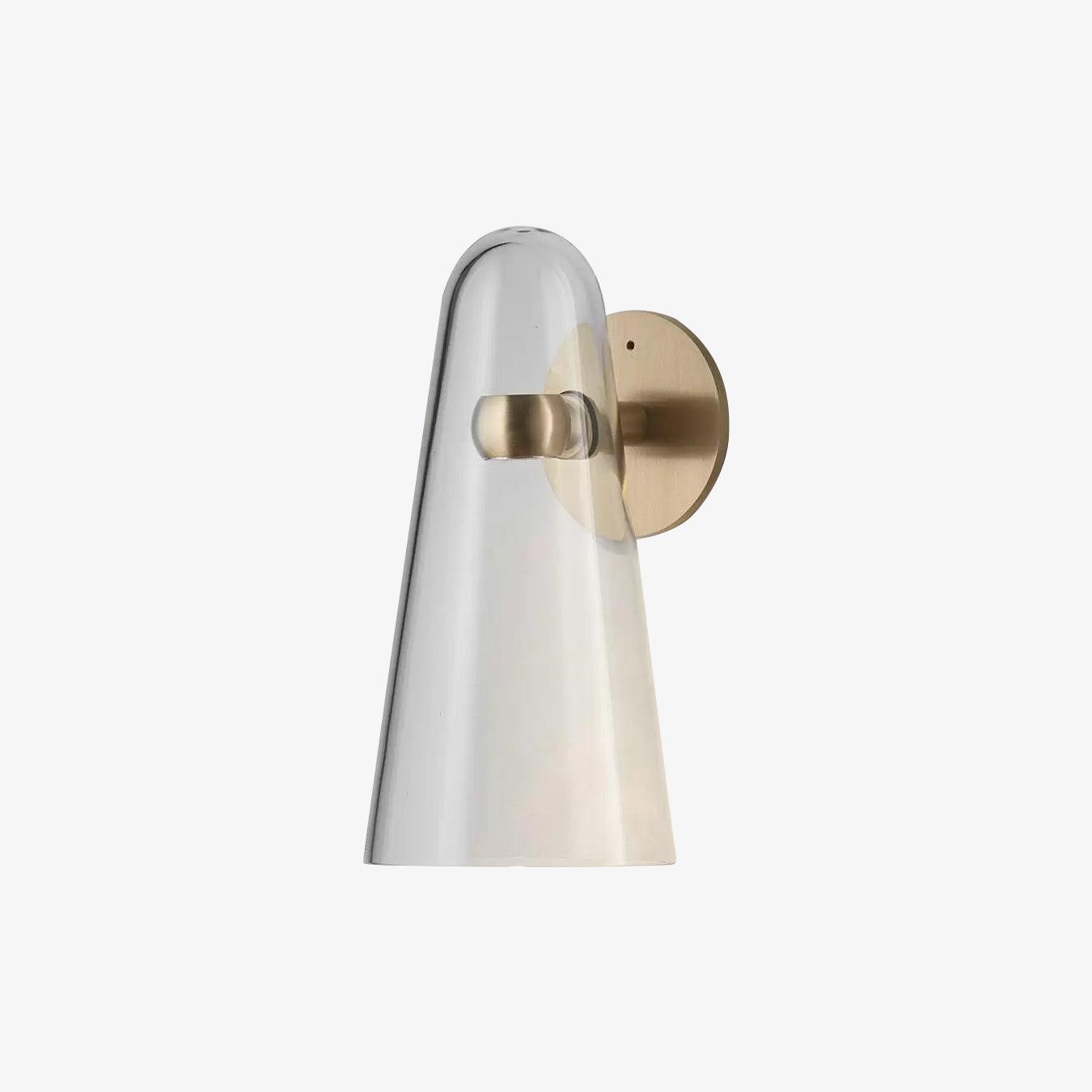 Blair Wandlampe, Glas & Metall, 25CM Lang - Lumpaz